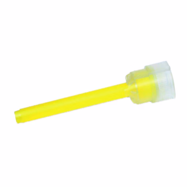EMBOUTS MELANGEURS BAGUE JAUNE (SACHET DE 100)