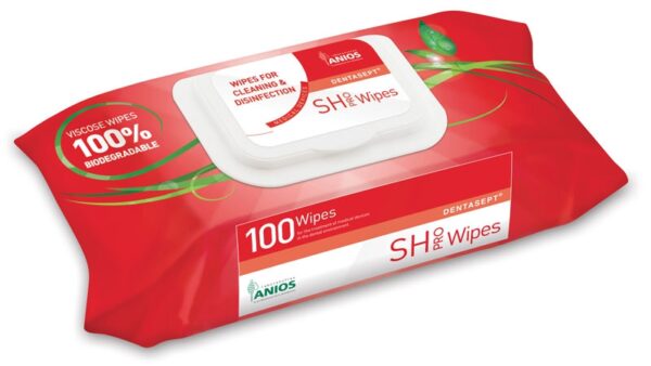 Lingettes Dentasept SH Pro wipes Sans Alcool sans parfum - Sachet de 100