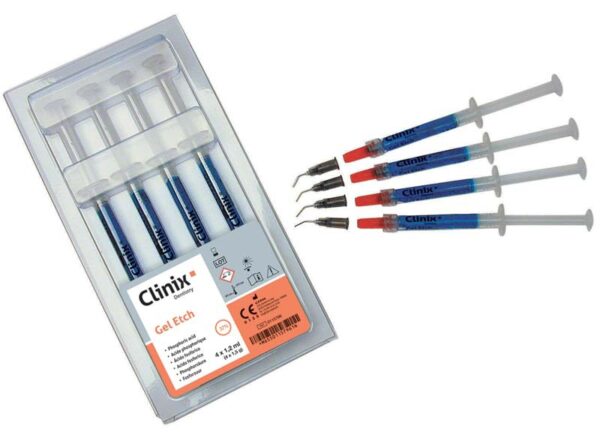 Etching Gel 4x 1,2gr + 10 Tips
