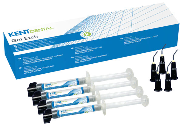 Gel Etch Seringues kent dental 4x 1,2ml
