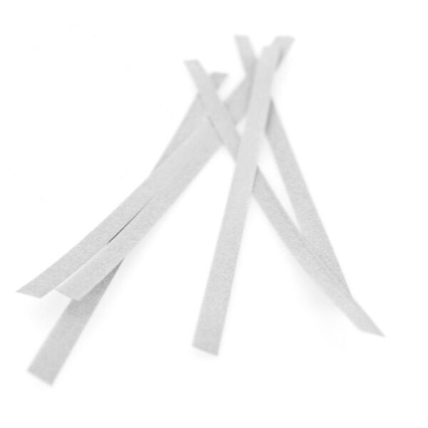 Strips à polir 1 face - Sachet de 12 bandes abrasives