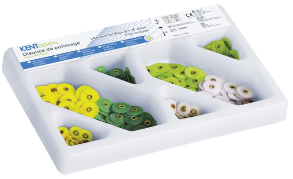 Polishing Discs kent dental-LA RECHARGE de 85 disques diamètre 9,5 mm
