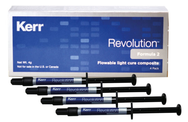 Composite Revolution Formula 2 - 4 seringues de 1g + 20 embouts intra-oraux