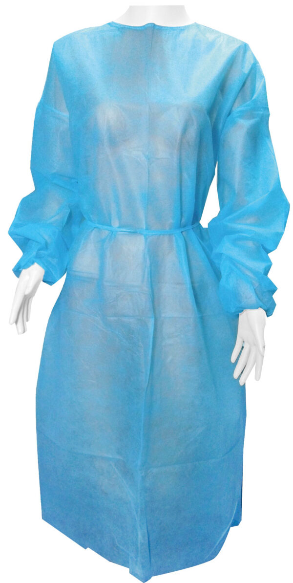Blouses d'isolation PP 25g/m² avec élastiques aux poignets - 10 blouses
