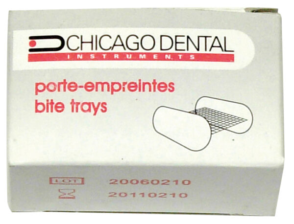 Bite-Trays droits - Boîte de 50