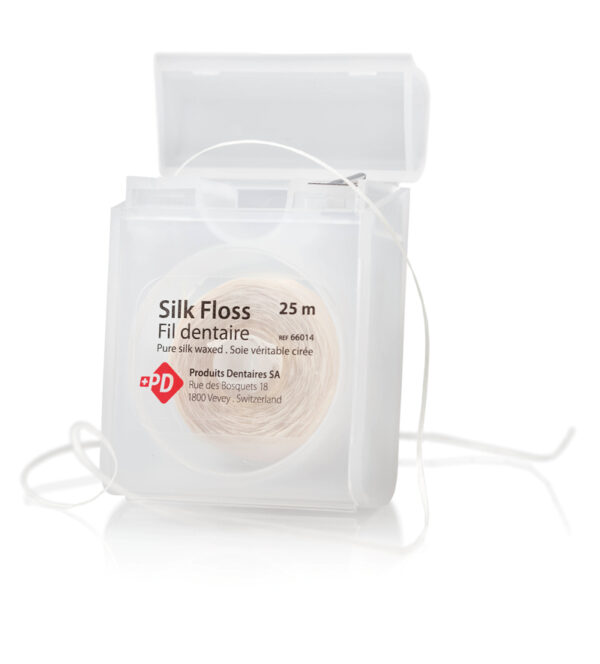 Fils dentaires en Nylon BLANC - Distributeur avec fils dentaire de 25 m