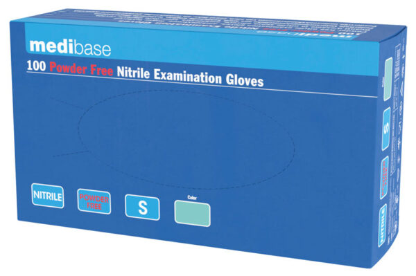 Gants Nitrile Medibase Non Poudré colorés - Boîte de 100