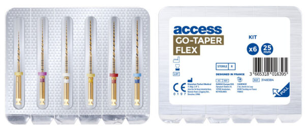 Limes stériles Go-Taper Flex Blister de 6