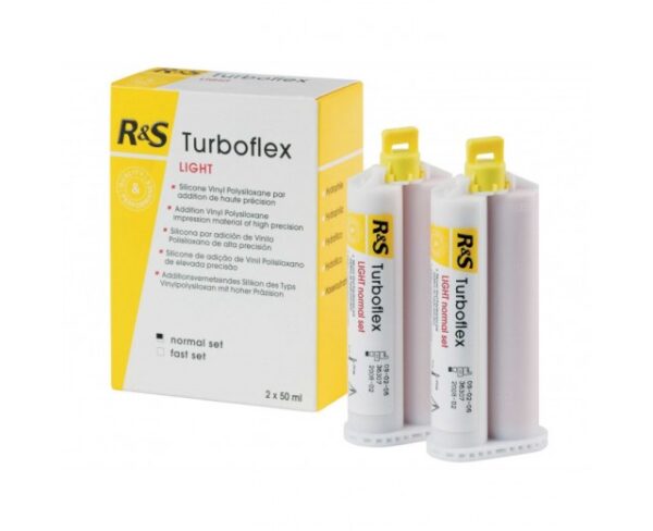 Turboflex Light - Boîte de 2 cartouches de 50 ml + 12 embouts melangeurs