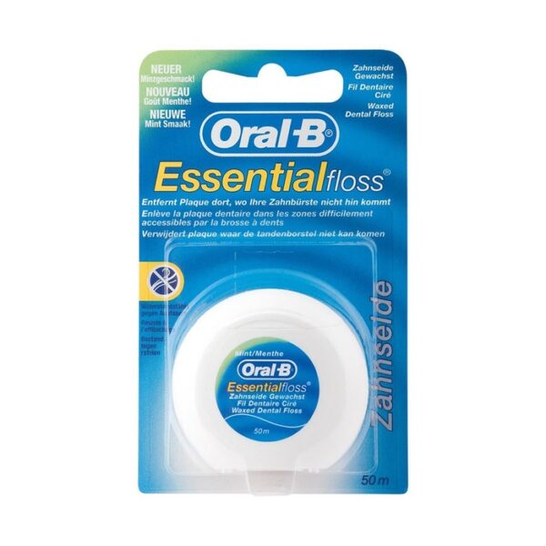 Fil dentaire Essential Cire Floss - Fil de 50 m
