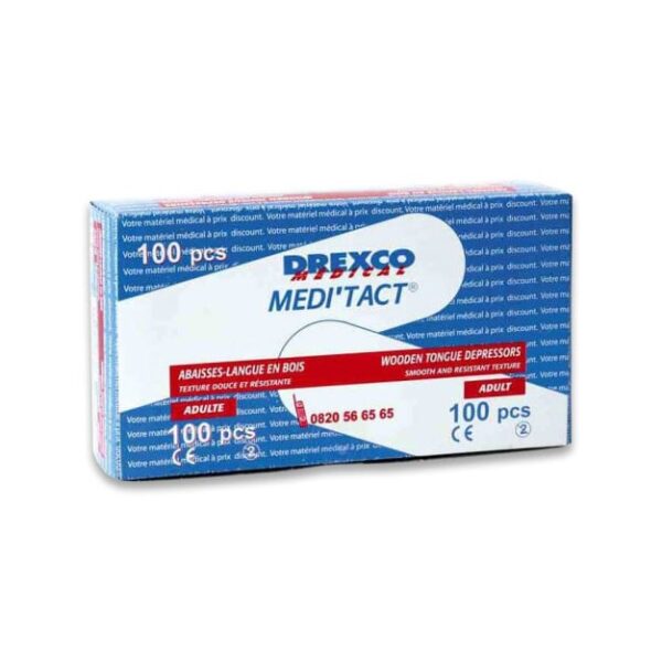 ABAISSE-LANGUE ADULTE 55510 BOITE DE 100 DREXCO