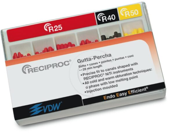 Pointes Gutta Endo-Percha Reciproc - Boîte de 60