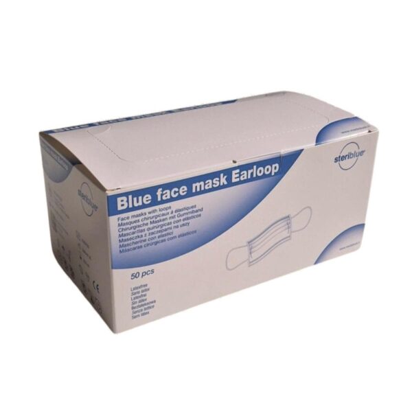 MASQUES A ELASTIQUES EARLOOP BLEU (50) STERIBLUE