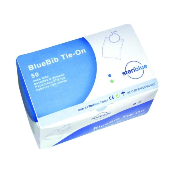 BAVETTE A CORDONS TIE-ON BLEU (50)