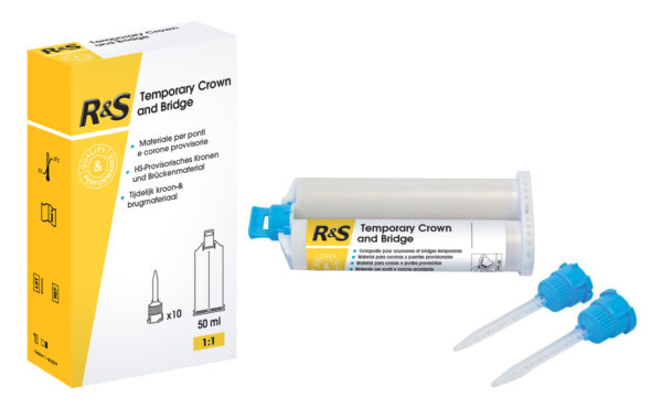 Temporary Crown & Bridge - Cartouche 50 ml (72 g) + 10 embouts mélangeurs