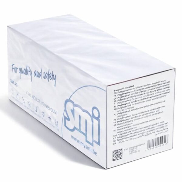 FIL SURGICRYL PGA 4/0 AIG. 19MM/75CM (12)