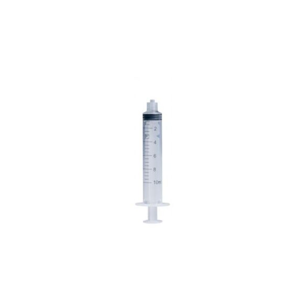 Seringues Luer Lock pour irrigation endocanalaire- Boîte de 100 seringues de 10 ml