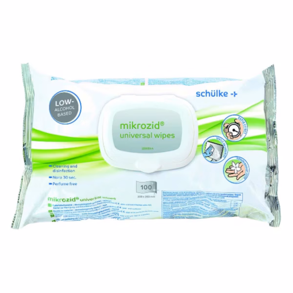 LINGETTES MIKROZID UNIVERSAL WIPES (100)